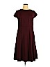 Ann Taylor Burgundy Casual Dress Size 14 - photo 1