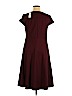 Ann Taylor Burgundy Casual Dress Size 14 - photo 2