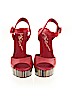 Alice + Olivia Red Wedges Size EU 38 - photo 2