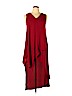 Nicole Miller New York 100% Polyester Red Casual Dress Size 10 - photo 1