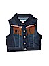 Justice Blue Denim Vest Size 10 - 12 - photo 1