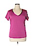 Assorted Brands Pink Short Sleeve T-Shirt Size 1X - photo 1