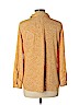 Ann Taylor LOFT 100% Polyester Orange Long Sleeve Blouse Size L (petite) - photo 2