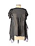 Max Studio 100% Polyester Black Short Sleeve Blouse Size M - photo 1