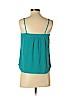 Ann Taylor LOFT 100% Polyester Teal Sleeveless Top Size XXS (petite) - photo 2