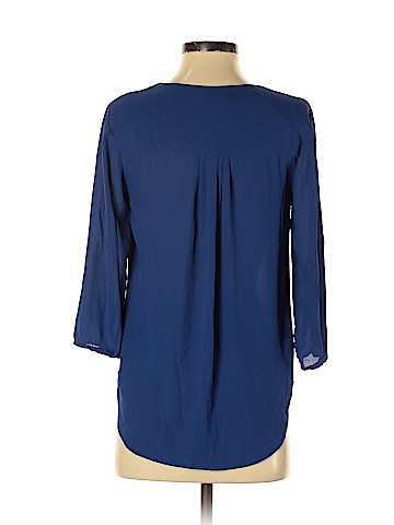 Pale Sky 3/4 Sleeve Blouse (view 2)