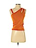 Lafayette 148 New York Orange Sleeveless Silk Top Size XS (petite) - photo 1