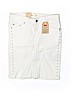 Levi's White Denim Shorts Size 8 - photo 1