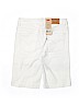 Levi's White Denim Shorts Size 8 - photo 2