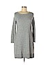 Ann Taylor LOFT Outlet Gray Casual Dress Size M (petite) - photo 1