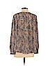 Ann Taylor LOFT Brown Long Sleeve Blouse Size M (petite) - photo 2