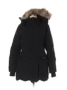 Canada Goose Solid Black Coat Size L - 36% off | thredUP