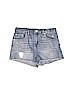Levi's 100% Cotton Blue Denim Shorts Size 14 - photo 1