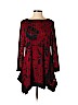 I.C. By Connie K 100% Polyester Burgundy Casual Dress Size S - photo 1