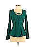 I.N. San Francisco Green Long Sleeve Top Size M - photo 1