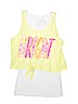Justice Graphic Yellow Sleeveless Top Size 10 - photo 1