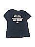 Nike 100% Cotton Blue Short Sleeve T-Shirt Size L (youth) - photo 1
