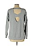 Nanette Lepore Gray Pullover Sweater Size L - photo 2