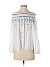 Parker 100% Rayon White Long Sleeve Blouse Size S - photo 1