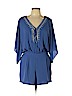 White House Black Market 100% Polyester Blue Romper Size 10 (petite) - photo 1