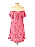 Merona 100% Polyester Pink Casual Dress Size L - photo 2
