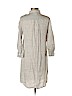 Assorted Brands 100% Linen Gray Casual Dress Size P (petite) - photo 2