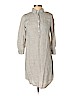 Assorted Brands 100% Linen Gray Casual Dress Size P (petite) - photo 1