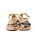 Taj 100% Leather Gold Sandals Size EU 37 - photo 2