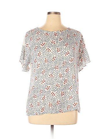Ann Taylor LOFT Outlet Short Sleeve Blouse (view 1)