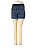 Isabel Maternity Blue Denim Shorts Size 2 - photo 2