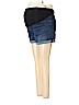 Isabel Maternity Blue Denim Shorts Size 2 - photo 1
