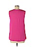 Diane von Furstenberg 100% Silk Pink Sleeveless Silk Top Size M - photo 2