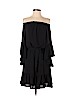 White House Black Market 100% Polyester Black Casual Dress Size XS - photo 1
