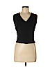 Armani Collezioni Black Sleeveless Top Size 6 - photo 1