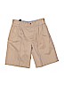 Lands' End Solid Tan Khaki Shorts Size 14 - photo 1