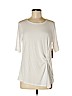 Investments White Short Sleeve Top Size M (petite) - photo 1