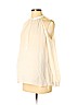 Artelier Nicole Miller for A Pea in the Pod 100% Silk White Long Sleeve Silk Top Size S - photo 1