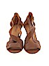Nine West 100% Leather Brown Wedges Size 8 1/2 - photo 2