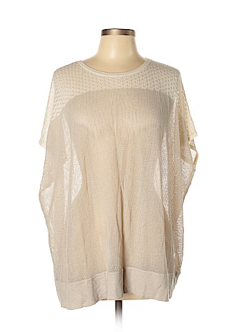 Magaschoni Short Sleeve Silk Top (view 1)