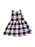 H&M 100% Cotton Plaid Purple Dress Size 4 - 6 - photo 2