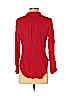 Express 100% Rayon Red Long Sleeve Blouse Size S - photo 2