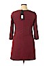 Nife 100% Polyester Burgundy Casual Dress Size XL - photo 2