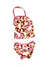 Old Navy Print Pink Two Piece Swimsuit Size 12-18 mo - photo 1