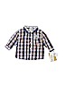 Little Rebels 100% Cotton Blue Long Sleeve Button-Down Shirt 12-18 MO / 18 MO - photo 1