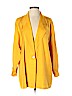 Anne Klein 100% Silk Yellow Silk Blazer Size P (petite) - photo 1