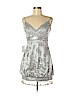 Sue Wong 100% Polyester Gray Cocktail Dress Size 6 - photo 1