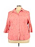 Studio 1940 Pink 3/4 Sleeve Button-Down Shirt Size 26 - 28 - photo 1