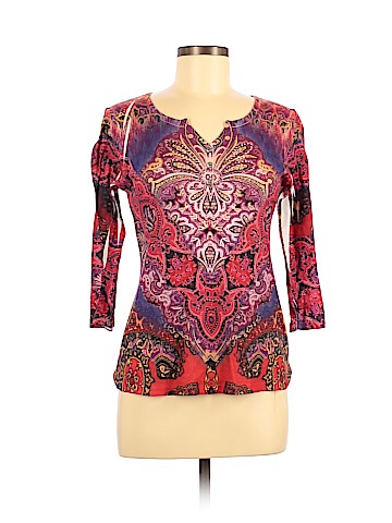 Style&Co 3/4 Sleeve Henley (view 1)