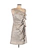 Suzi Chin for Maggy Boutique Gray Cocktail Dress Size 8 (petite) - photo 1