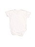 College Kids 100% Cotton White Short Sleeve Onesie Size 0-3 mo - photo 2